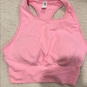 90 Degree By Reflex Light Pink Sports Bra